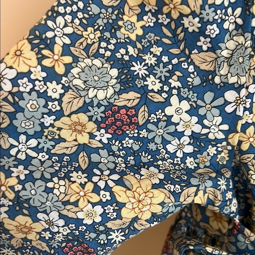 Sweet Dreams Blue Floral Kids Dress 18-24 months - Picture 4 of 5